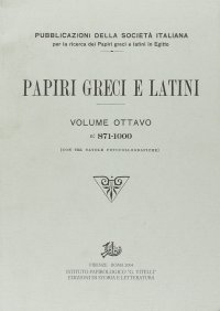 Papiri greci e latini. Vol. 8
