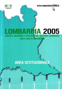 Lombardia 2005. Area istituzionale