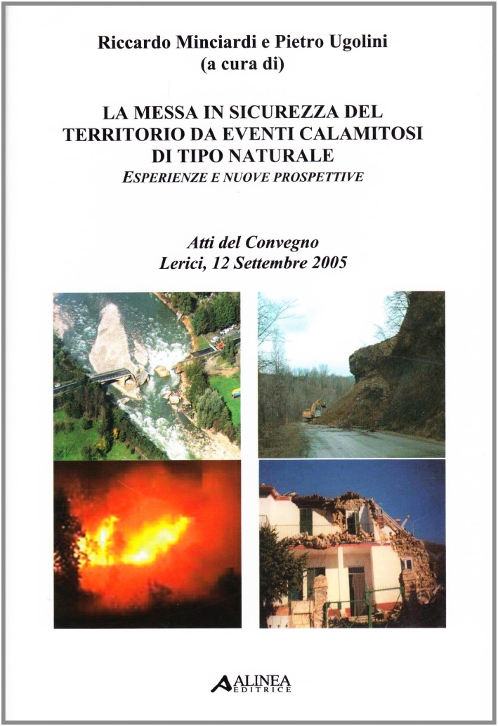 La messa in sicurezza del territorio da eventi calamitosi di tipo naturale: esperienze e nuove prospettive La messa in sicurezza del territorio da eventi calamitosi di tipo naturale: esperienze e nuove prospettive
