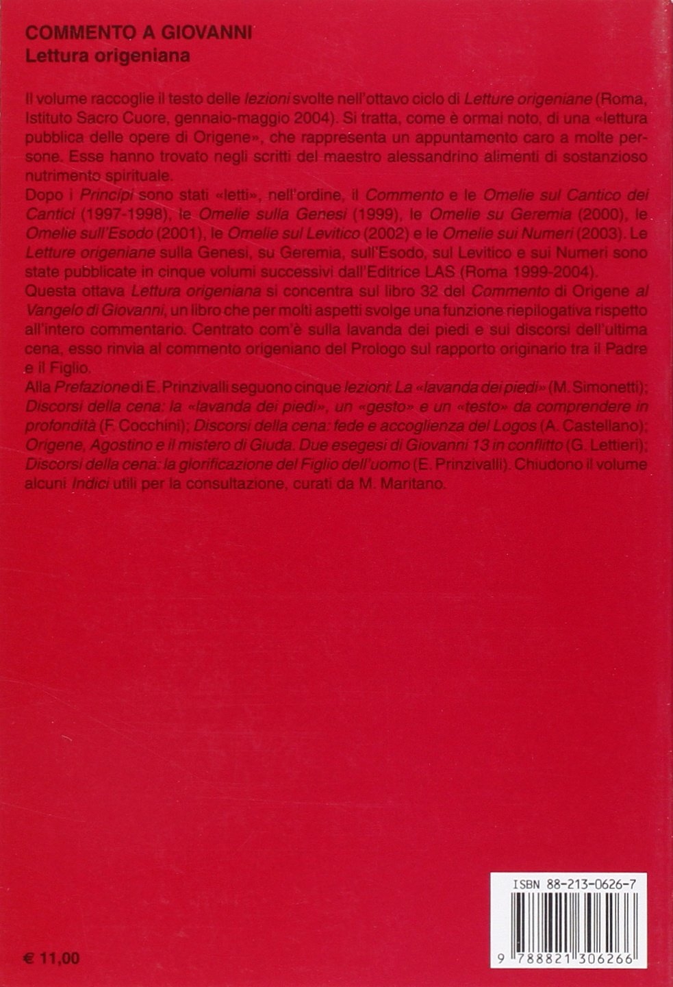 Commento a Giovanni. Lettura origeniana Commento a Giovanni. Lettura origeniana