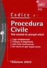Codice di procedura civile. Note essenziali dei principali articoli Codice di procedura civile. Note essenziali dei principali articoli