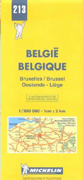 Belgique. Bruxelles, Oostende, Liège 1:200.000 Belgique. Bruxelles, Oostende, Liège 1:200.000