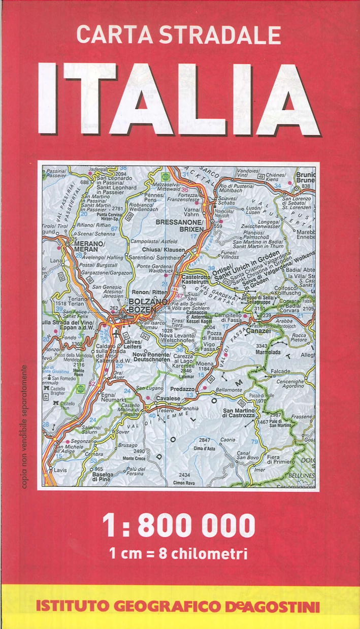 Carta stradale d'Italia 1:800.000Carta stradale d'Europa 1:3.000.000 Carta stradale d'Italia 1:800.000Carta stradale d'Europa 1:3.000.000