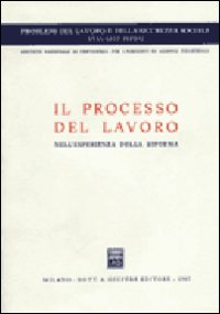Il processo del lavoro nell'esperienza della riforma Il processo del lavoro nell'esperienza della riforma