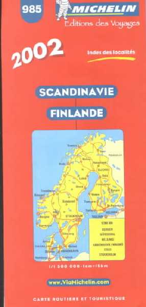 Scandinavie, Finlande 1:1.500.000 Scandinavie, Finlande 1:1.500.000