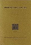 Esperienze Letterarie. 0029. 2. 2004