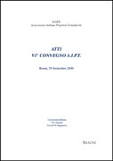 Atti del 6° Convegno AIPT Atti del 6° Convegno AIPT