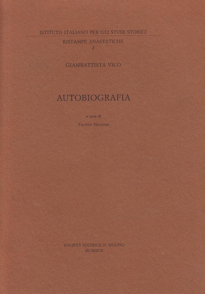 Giambattista Vico. Autobiografia