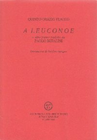 A Leuconoe e altre poesie
