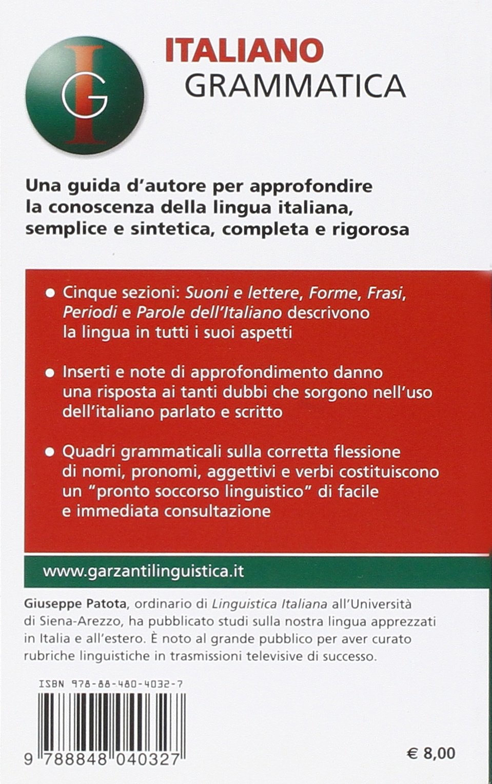 Italiano grammatica Italiano grammatica