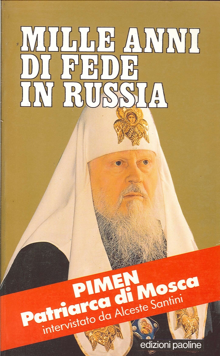 Mille anni di fede in Russia. Intervista a Pimen. Mille anni di fede in Russia. Intervista a Pimen.