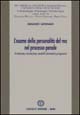 L'esame della personalità del reo nel processo penale. Evoluzione, involuzione, modelli alternativi, prospettive, criminologia, psicologia, vittimologia L'esame della personalità del reo nel processo penale. Evoluzione, involuzione, modelli alternativi, prospettive, criminologia, psicologia, vittimologia
