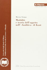 Modalità e teoria dell'oggetto nell'"Analitica" di Kant