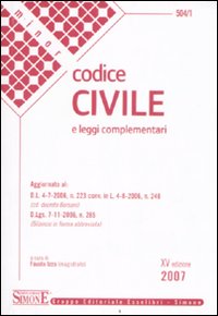 Codice civile. Leggi complementari Codice civile. Leggi complementari
