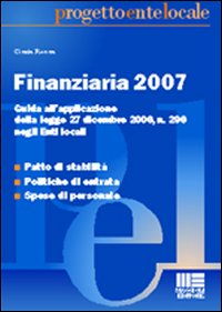 Finanziaria 2007 Finanziaria 2007
