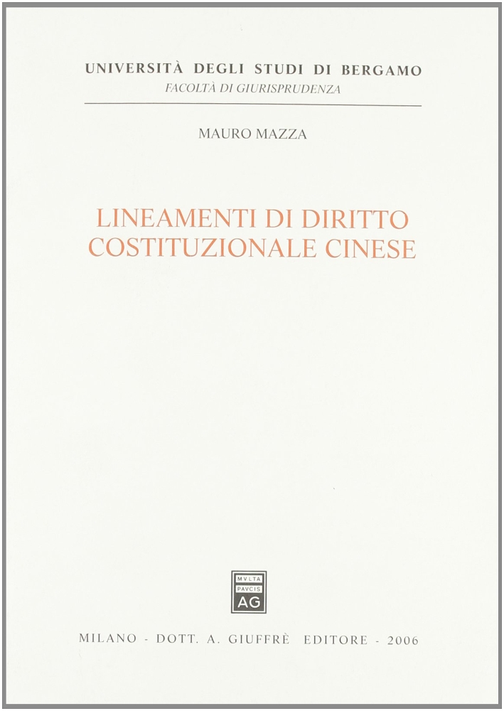 Lineamenti di diritto costituzionale cinese Lineamenti di diritto costituzionale cinese