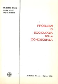 Problemi di sociologia della conoscenza