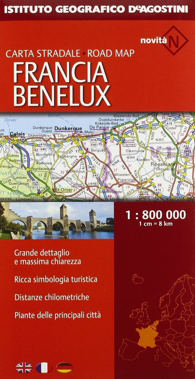 Francia. Benelux 1:800.000 Francia. Benelux 1:800.000