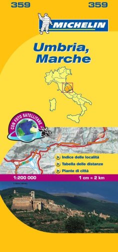 Umbria, Marche 1:200.000 Umbria, Marche 1:200.000