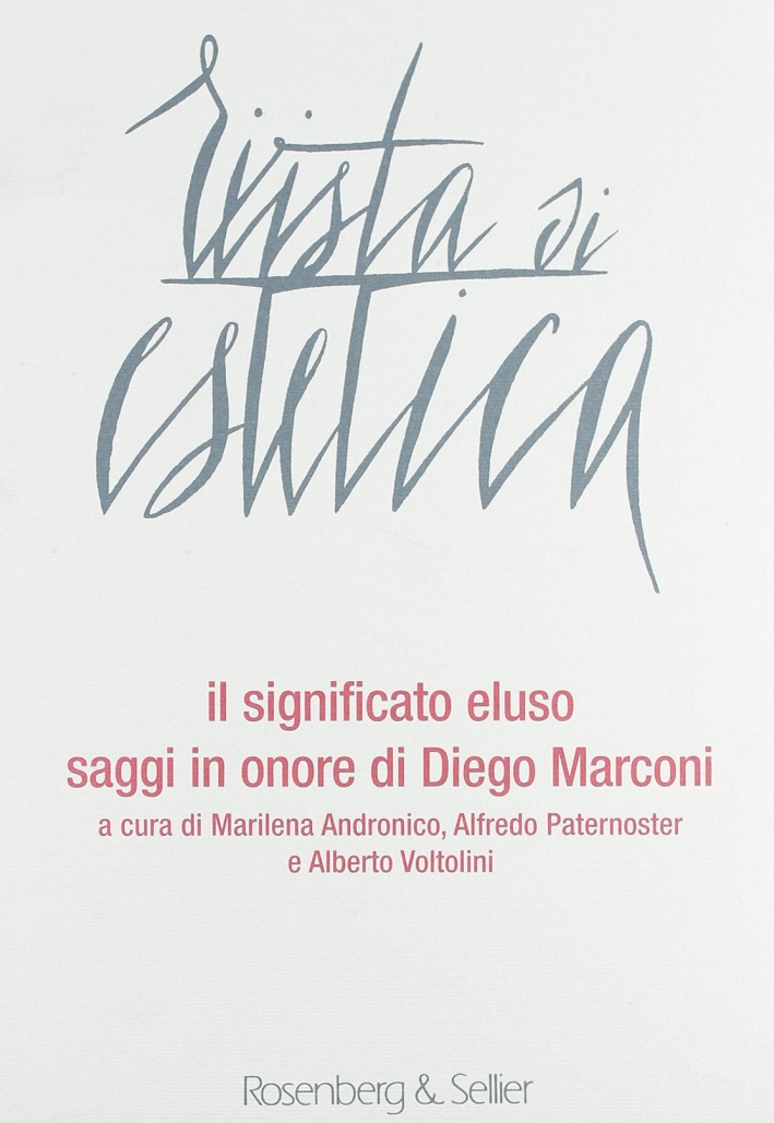 Rivista di estetica. Vol. 34 Rivista di estetica. Vol. 34