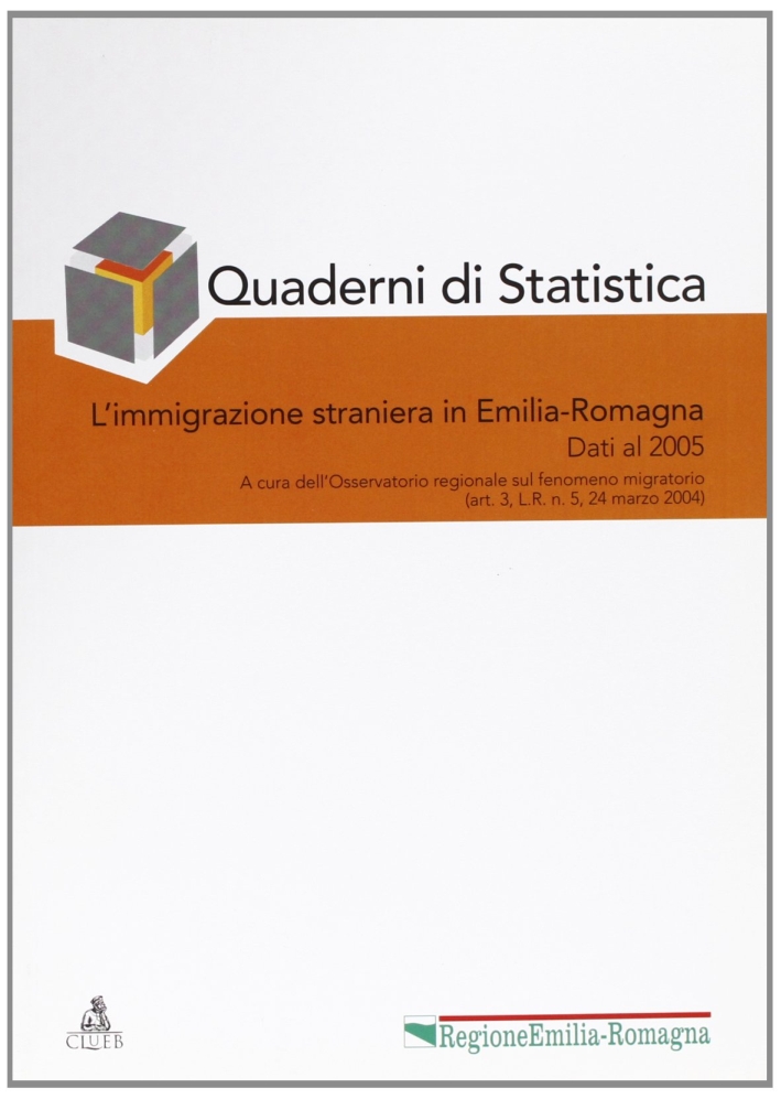 L'immigrazione straniera in Emilia Romagna. Dati al 2005 L'immigrazione straniera in Emilia Romagna. Dati al 2005