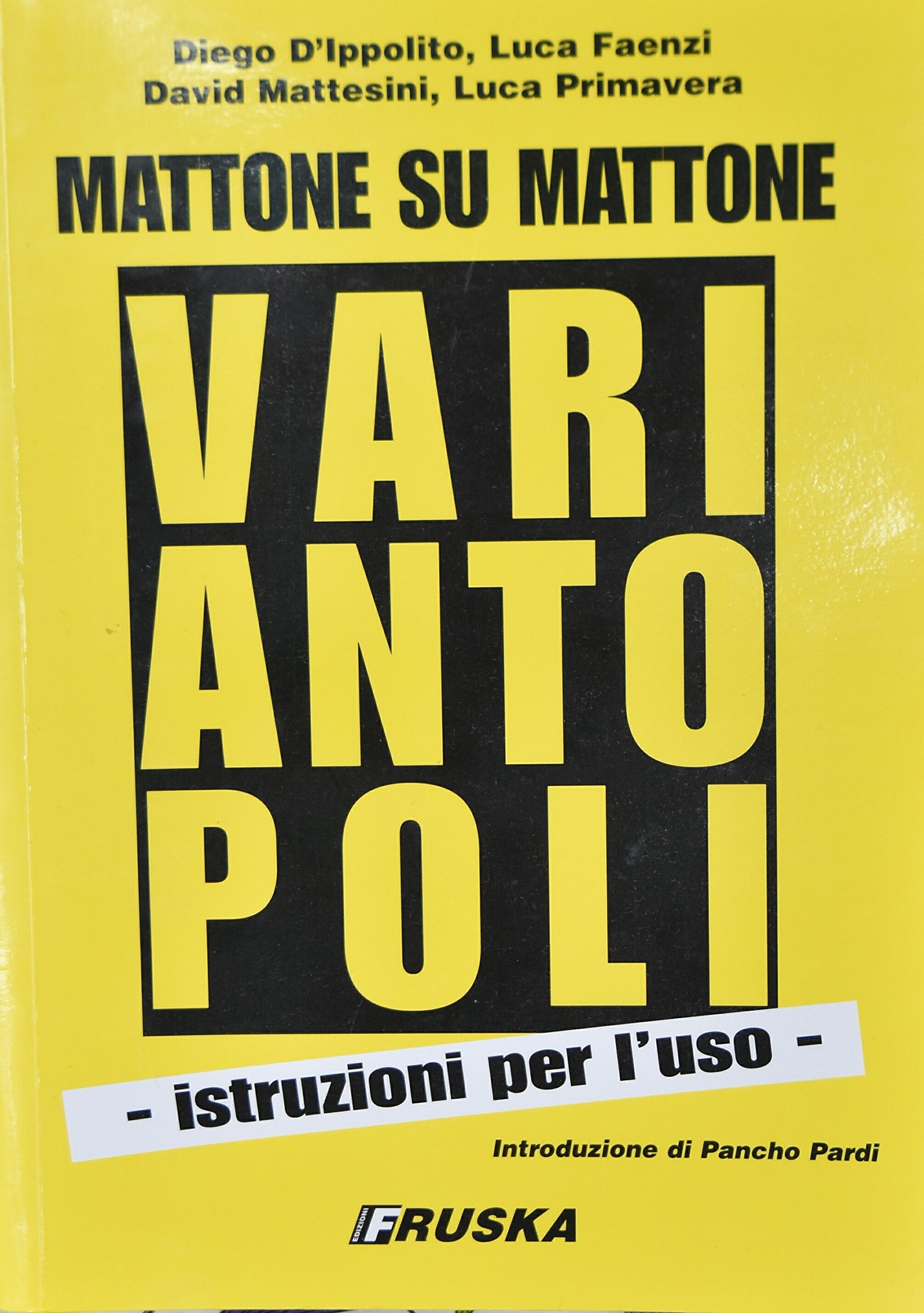 Variantopoli istruzioni per l'uso Variantopoli istruzioni per l'uso