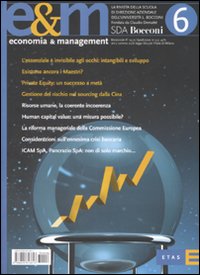 Economia & management. Vol. 6 Economia & management. Vol. 6