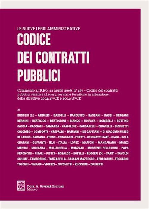 Codice dei contratti pubblici Codice dei contratti pubblici