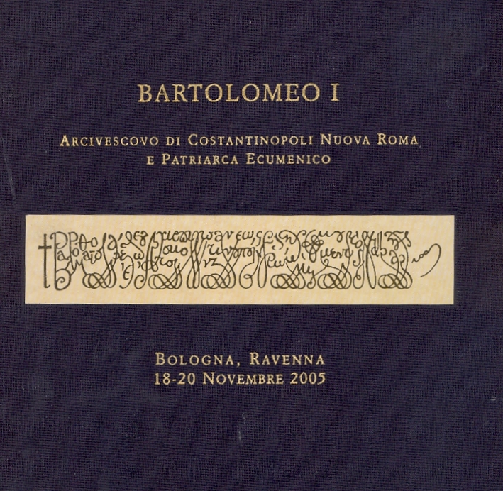Bartolomeo I Arcivescovo di Costantinopoli Nuova Roma e Patriarca Ecumenico Bartolomeo I Arcivescovo di Costantinopoli Nuova Roma e Patriarca Ecumenico