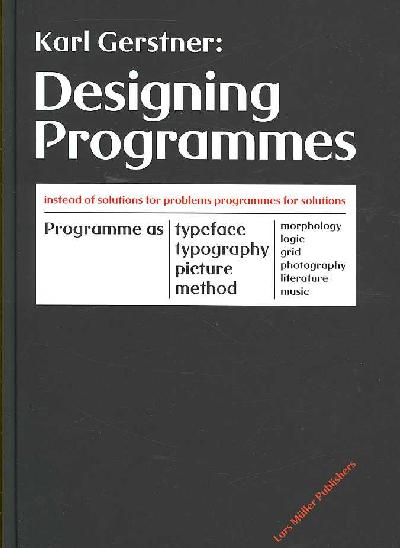 Designing Programmes Designing Programmes