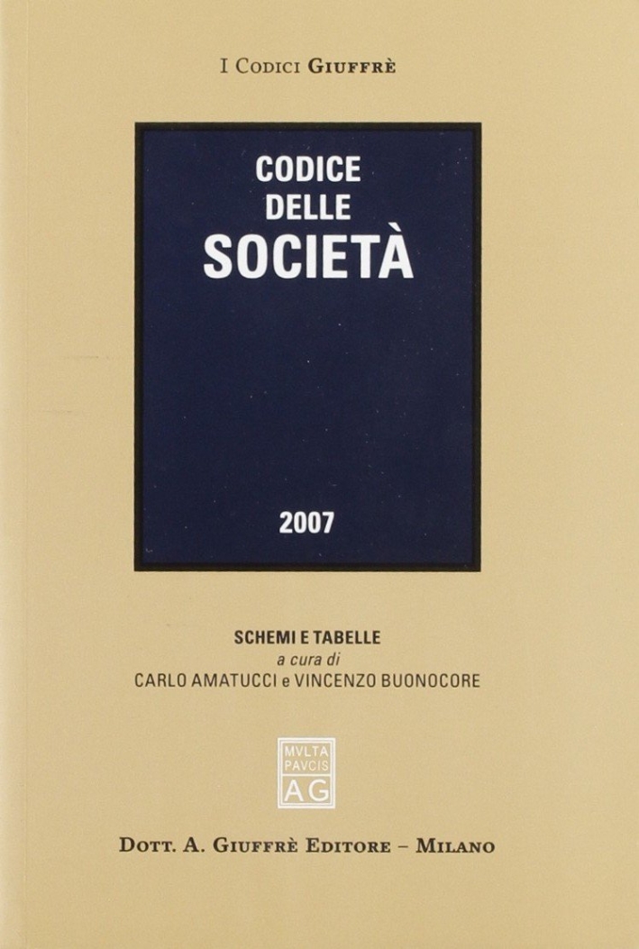 Codice delle società Codice delle società