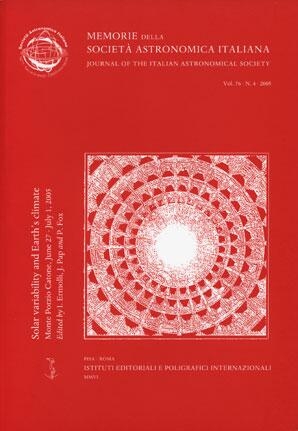 Memorie della Società Astronomica Italiana. Journal of the Italian Astronomical Society. 78. 1. 2007 Memorie della Società Astronomica Italiana. Journal of the Italian Astronomical Society. 78. 1. 2007
