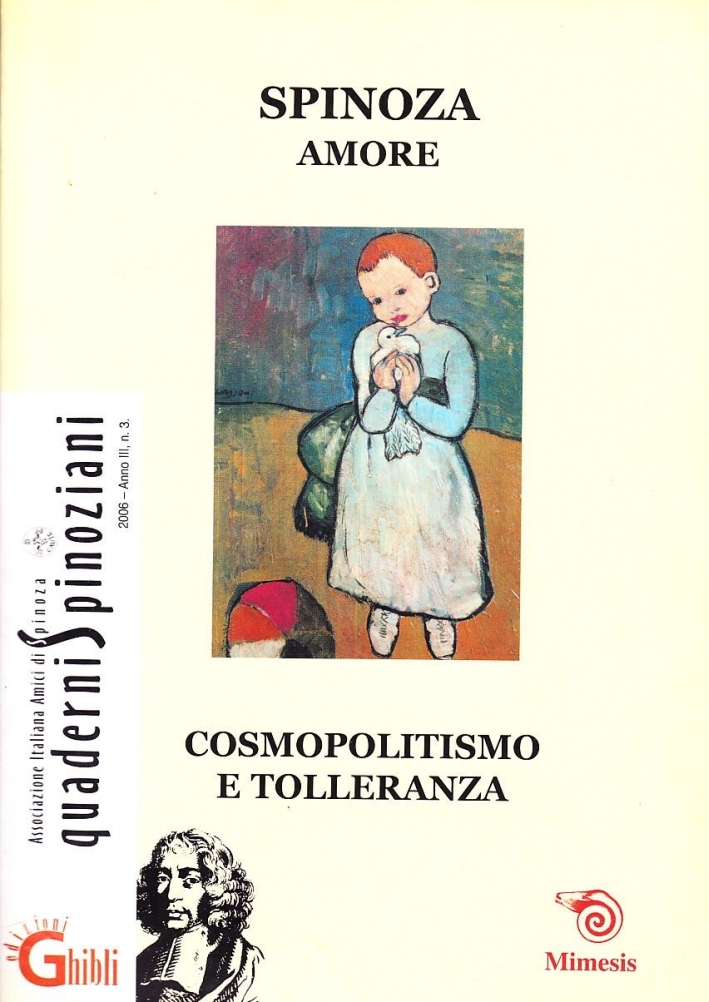 Amore. Cosmopolitismo e tolleranza Amore. Cosmopolitismo e tolleranza