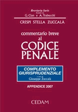 Commentario breve al codice penale. Complemento giurisprudenziale. Appendice 2007 Commentario breve al codice penale. Complemento giurisprudenziale. Appendice 2007