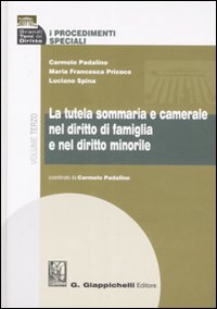 La tutela sommaria e camerale nel diritto di famiglia e nel diritto minorile. Volume III La tutela sommaria e camerale nel diritto di famiglia e nel diritto minorile. Volume III