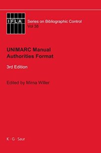 UNIMARC Manual: Authorities Format