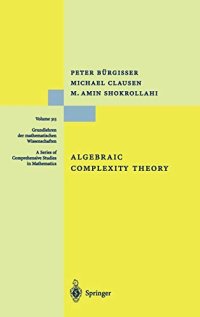 Algebraic Complexity Theory: With the Collaboration of Thomas Lickteig