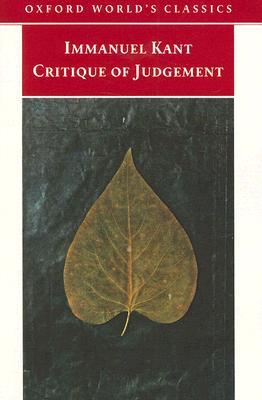 Critique of Judgement Critique of Judgement