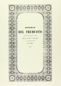 Pilla Leopoldo: Istoria del tremuoto che ha devastato la costa toscana il 14 agosto 1846 (1846)
