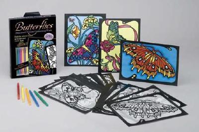 Butterflies Stained Glass Coloring Fun Butterflies Stained Glass Coloring Fun