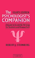 The Psychologist's Companion The Psychologist's Companion