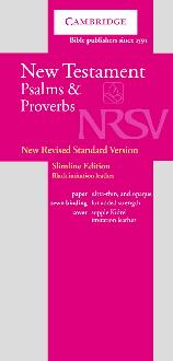 NRSV New Testament and Psalms Black Imitation Leather NRNT1 NRSV New Testament and Psalms Black Imitation Leather NRNT1