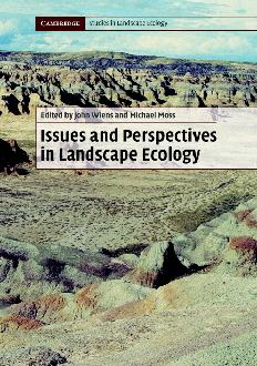 Issues and Perspectives in Landscape Ecology Issues and Perspectives in Landscape Ecology