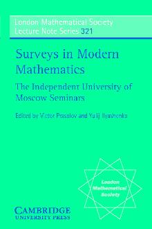 Surveys in Modern Mathematics Surveys in Modern Mathematics