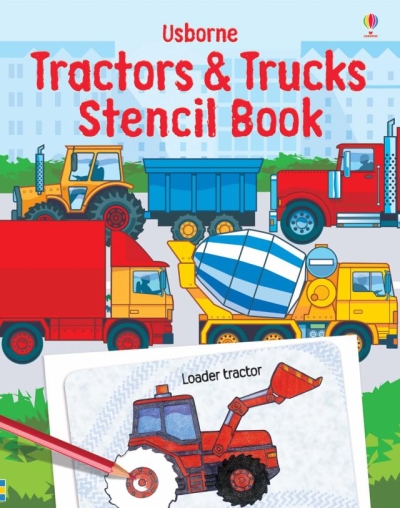 Tractors Stencil Book Tractors Stencil Book