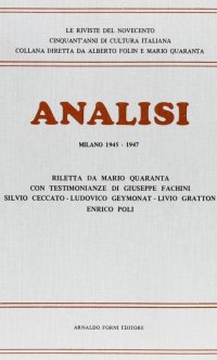 Analisi. Rassegna di critica della scienza (1945-47)