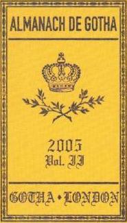 Almanach de Gotha II: 2006: III. Non-Sovereign Princely and Ducal Houses of Europe: The 200 Non-Royal Principle Aristocratic Eur Almanach de Gotha II: 2006: III. Non-Sovereign Princely and Ducal Houses of Europe: The 200 Non-Royal Principle Aristocratic Eur