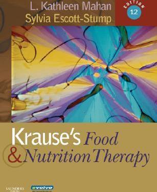 Krause's Food and Nutrition Therapy Krause's Food and Nutrition Therapy