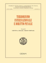 Terrorismo internazionale e diritto penale Terrorismo internazionale e diritto penale