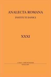 Analecta Romana Instituti Danici. XXXI/2005 Analecta Romana Instituti Danici. XXXI/2005